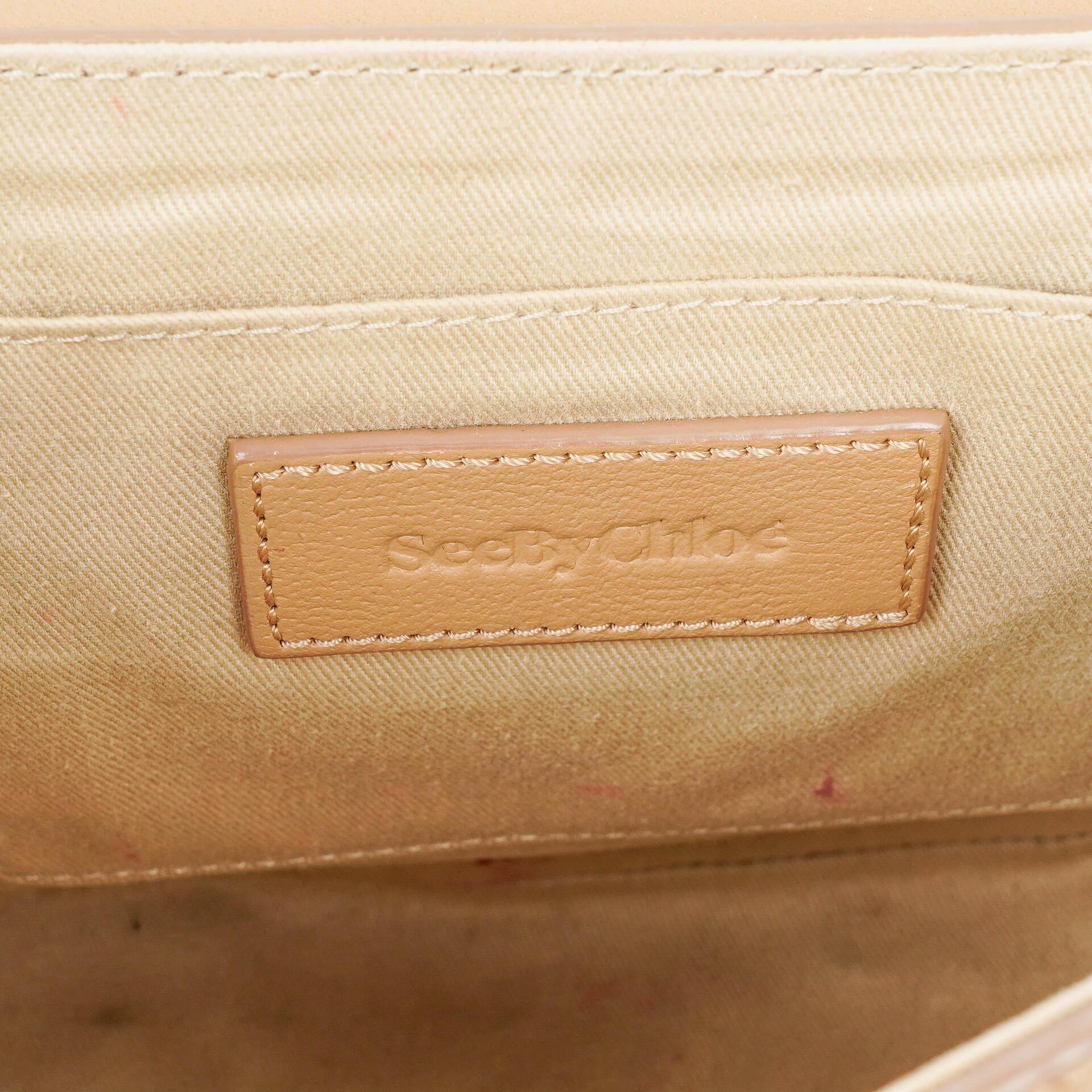 See by Chloe Schultertasche Braun Leder