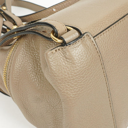 See by Chloé Olga Genarbter Leder Rucksack