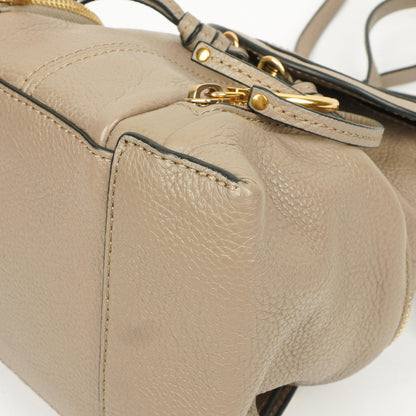 See by Chloé Olga Genarbter Leder Rucksack