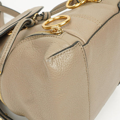 See by Chloé Olga Genarbter Leder Rucksack
