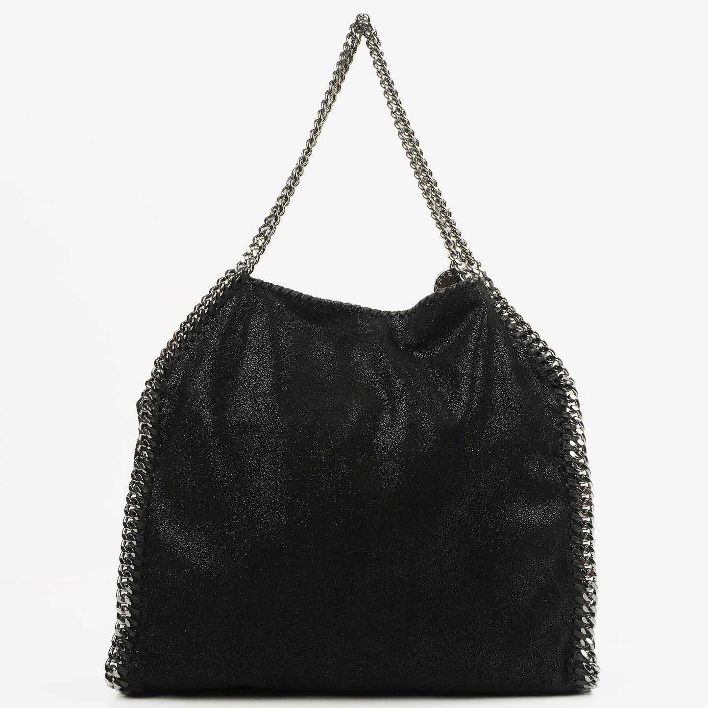 Stella McCartney Schwarze Falabella Tote Vegane Shaggy Deer