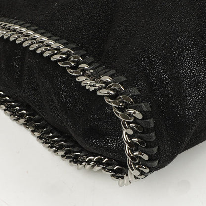 Stella McCartney Schwarze Falabella Tote Vegane Shaggy Deer