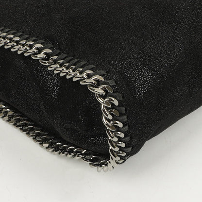 Stella McCartney Schwarze Falabella Tote Vegane Shaggy Deer