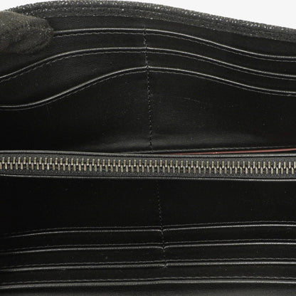 Stella McCartney Falabella Pochette Tasche aus schwarzem Shaggy Dear Kunstleder