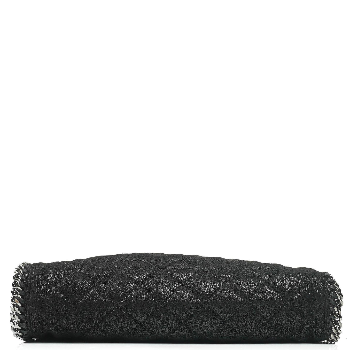 Stella McCartney Falabella schwarze gesteppte Tote Bag aus veganem Shaggy Deer