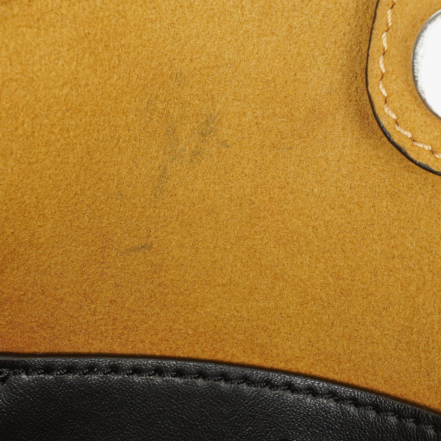 Stella McCartney Falabella Tote Bag aus schwarzem veganem Leder mit blauem Logo-Riemen