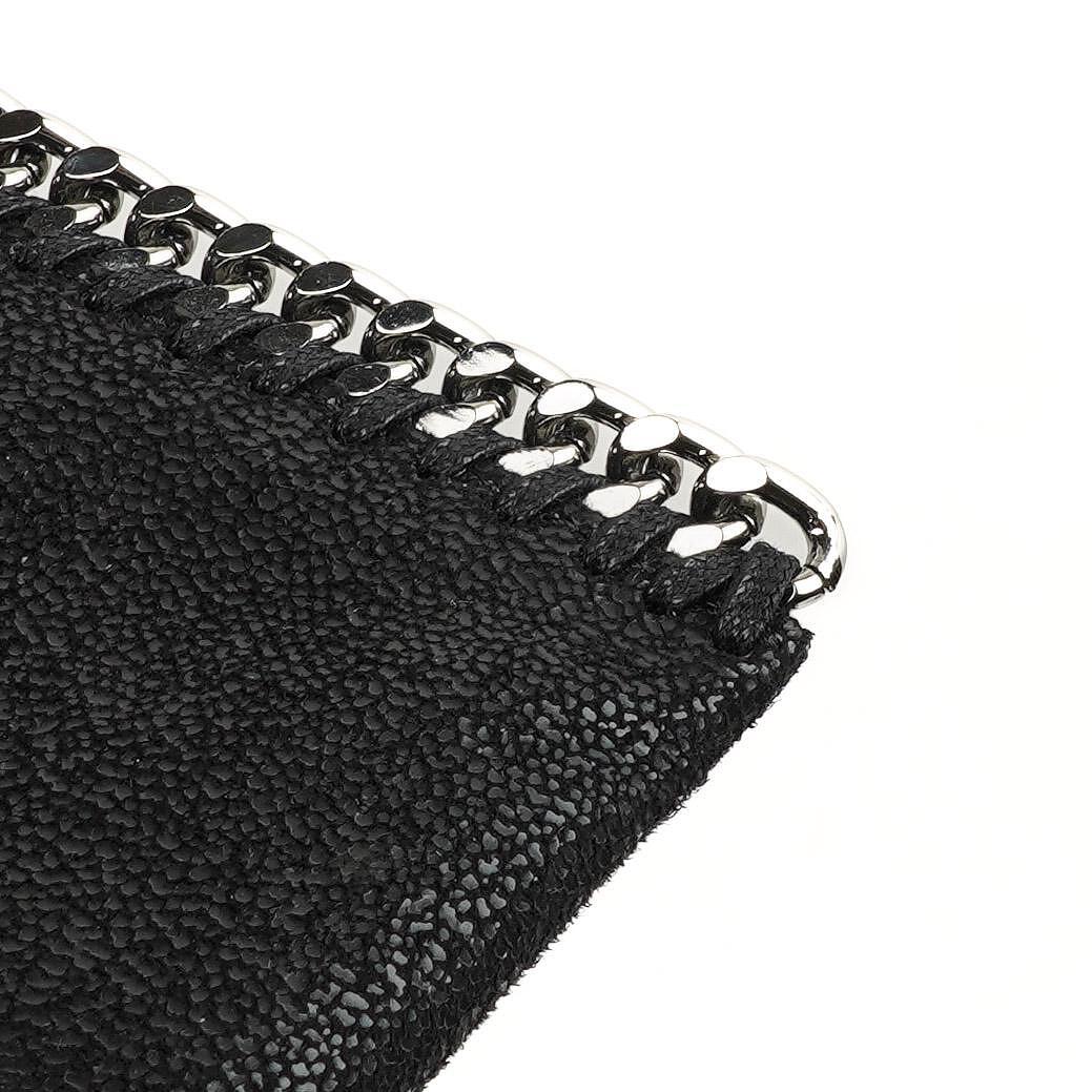 Stella McCartney Falabella Micro Tote Schwarze Vegan Shaggy Deer Tasche