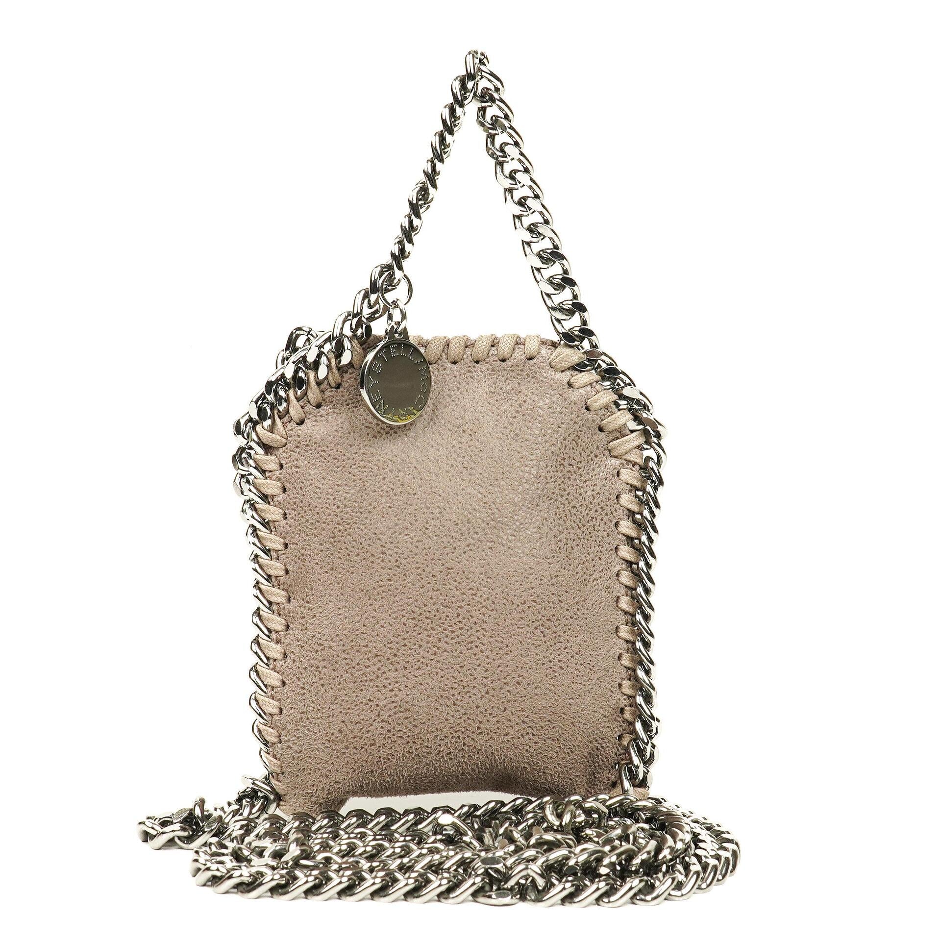 Stella McCartney Falabella Micro Tote aus veganem Shaggy Deer