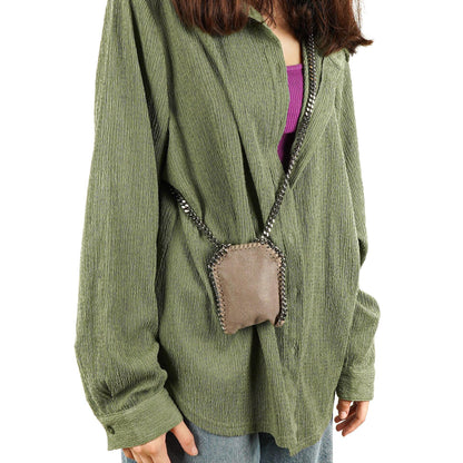 Stella McCartney Falabella Micro Tote aus veganem Shaggy Deer