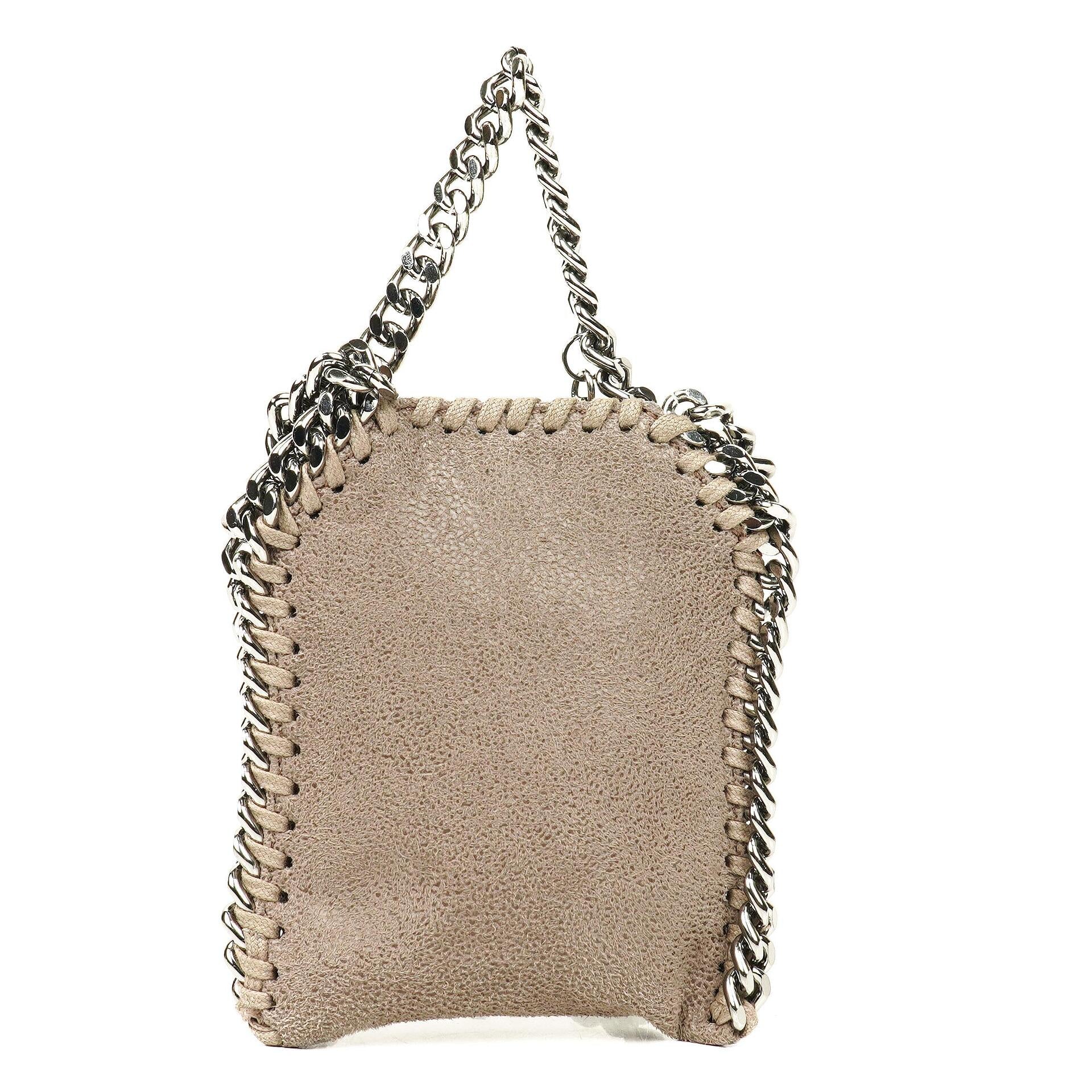 Stella McCartney Falabella Micro Tote aus veganem Shaggy Deer