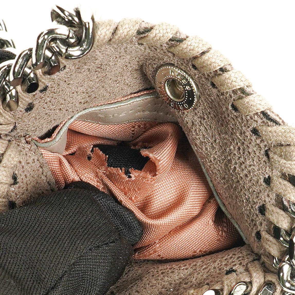 Stella McCartney Falabella Micro Tote aus veganem Shaggy Deer