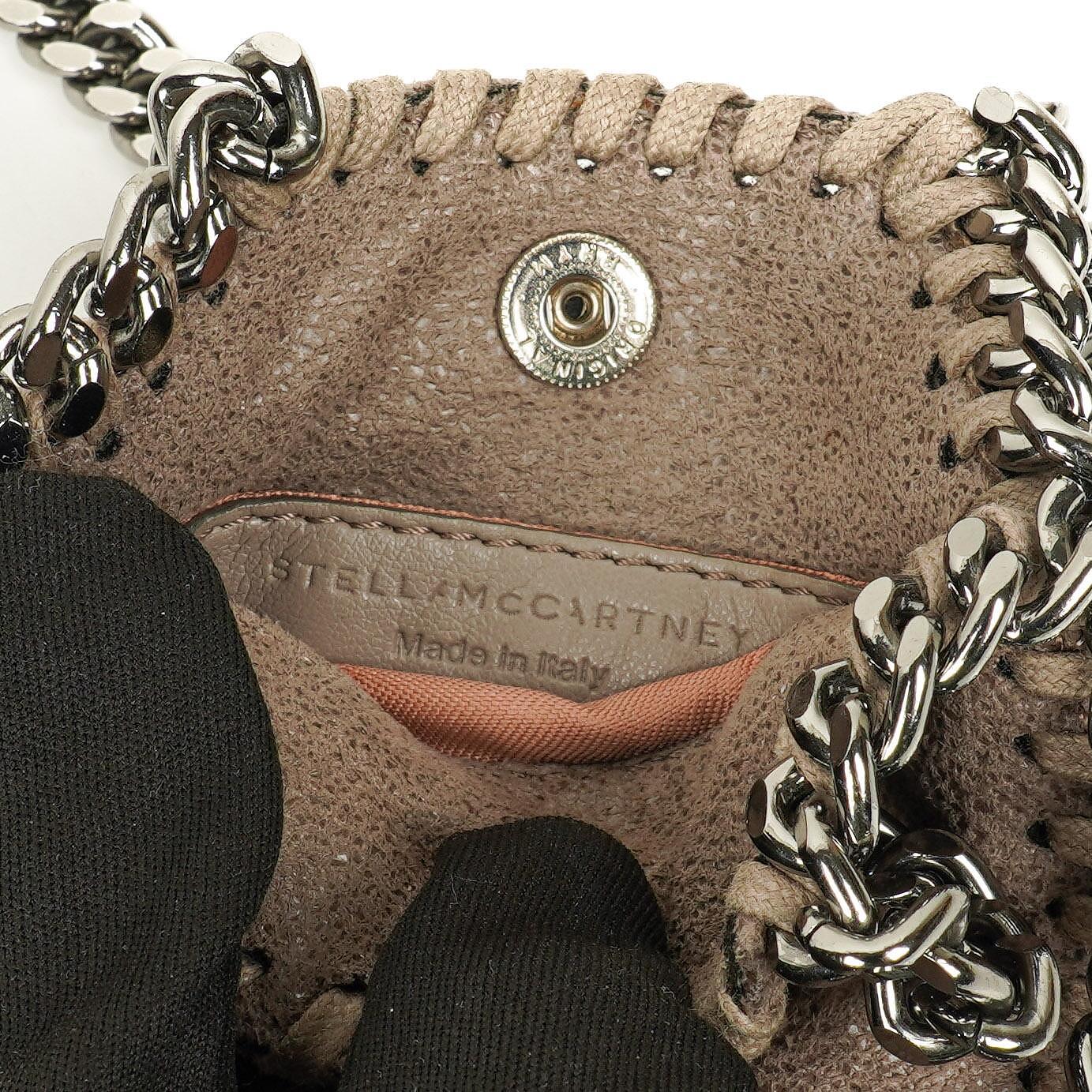 Stella McCartney Falabella Micro Tote aus veganem Shaggy Deer