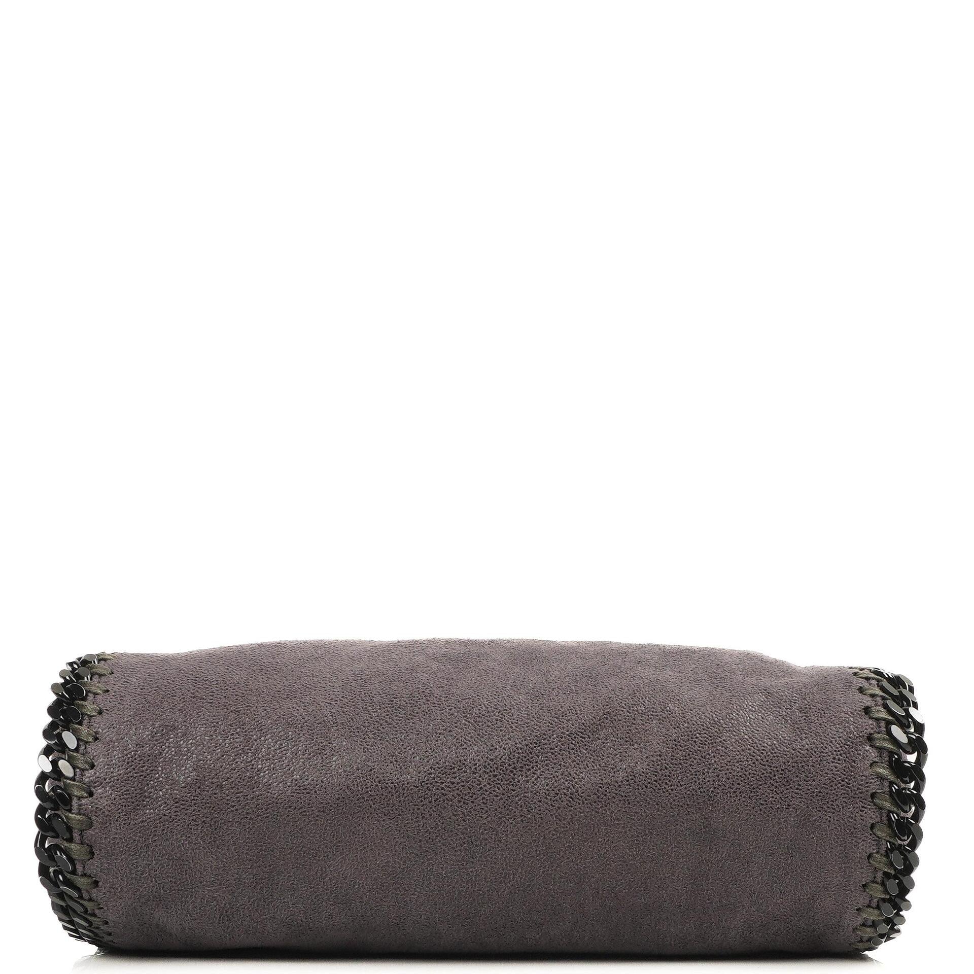 Stella McCartney Falabella Mini Tote Bark Vegan Shaggy Deer Klapptasche