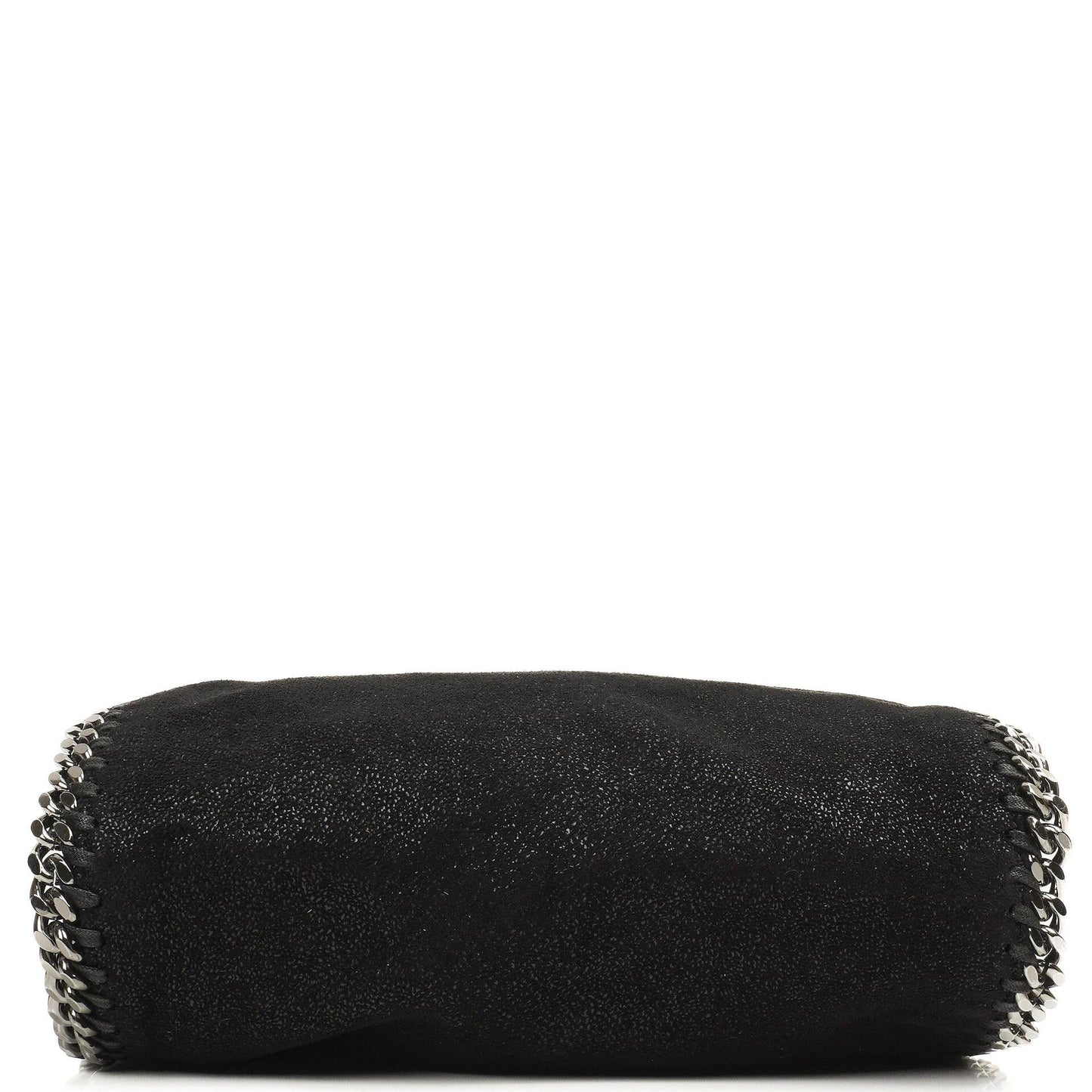 Stella McCartney Falabella Mini Tote Schwarz Vegan Shaggy Deer Klappentasche