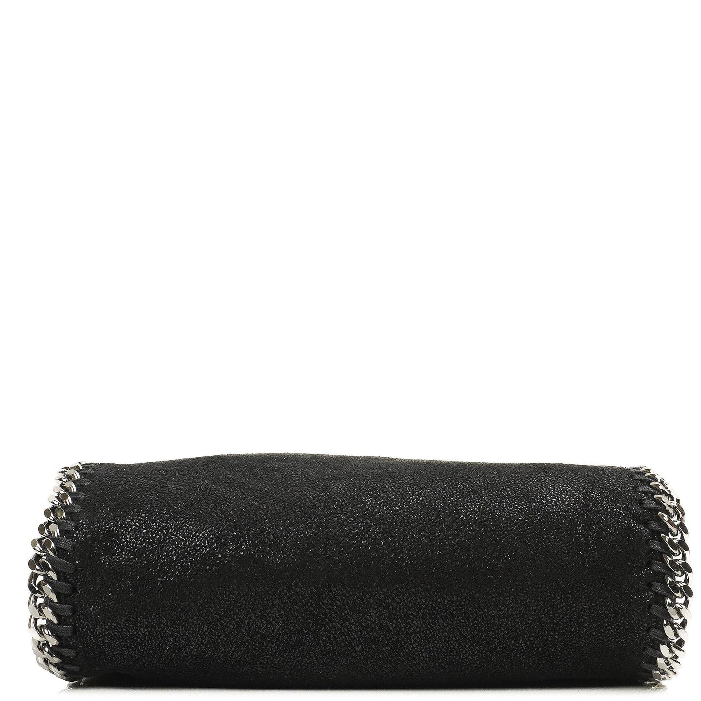 Stella McCartney Falabella Mini Tote Schwarz Vegan Shaggy Deer Klappentasche
