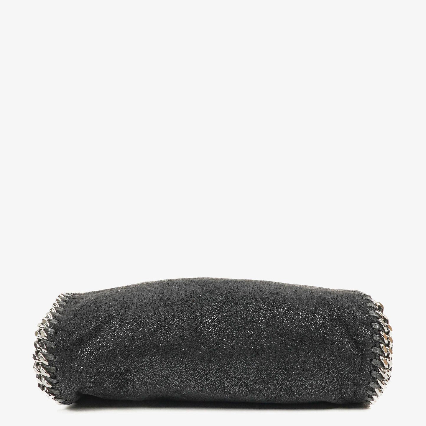 Stella McCartney Falabella Mini Tote Schwarze Vegane Shaggy Deer Fold-Over-Tasche