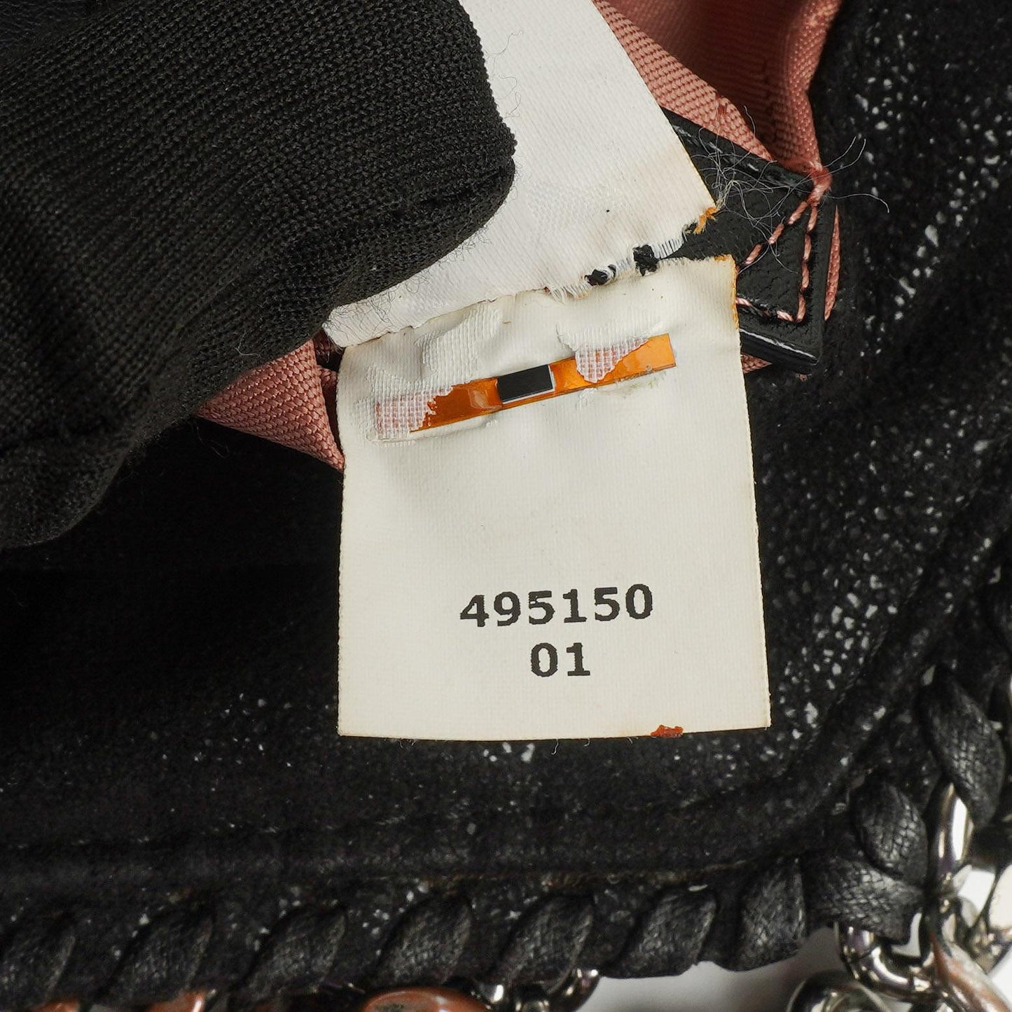 Stella McCartney Falabella Mini Tote Schwarze Vegane Shaggy Deer Fold-Over-Tasche