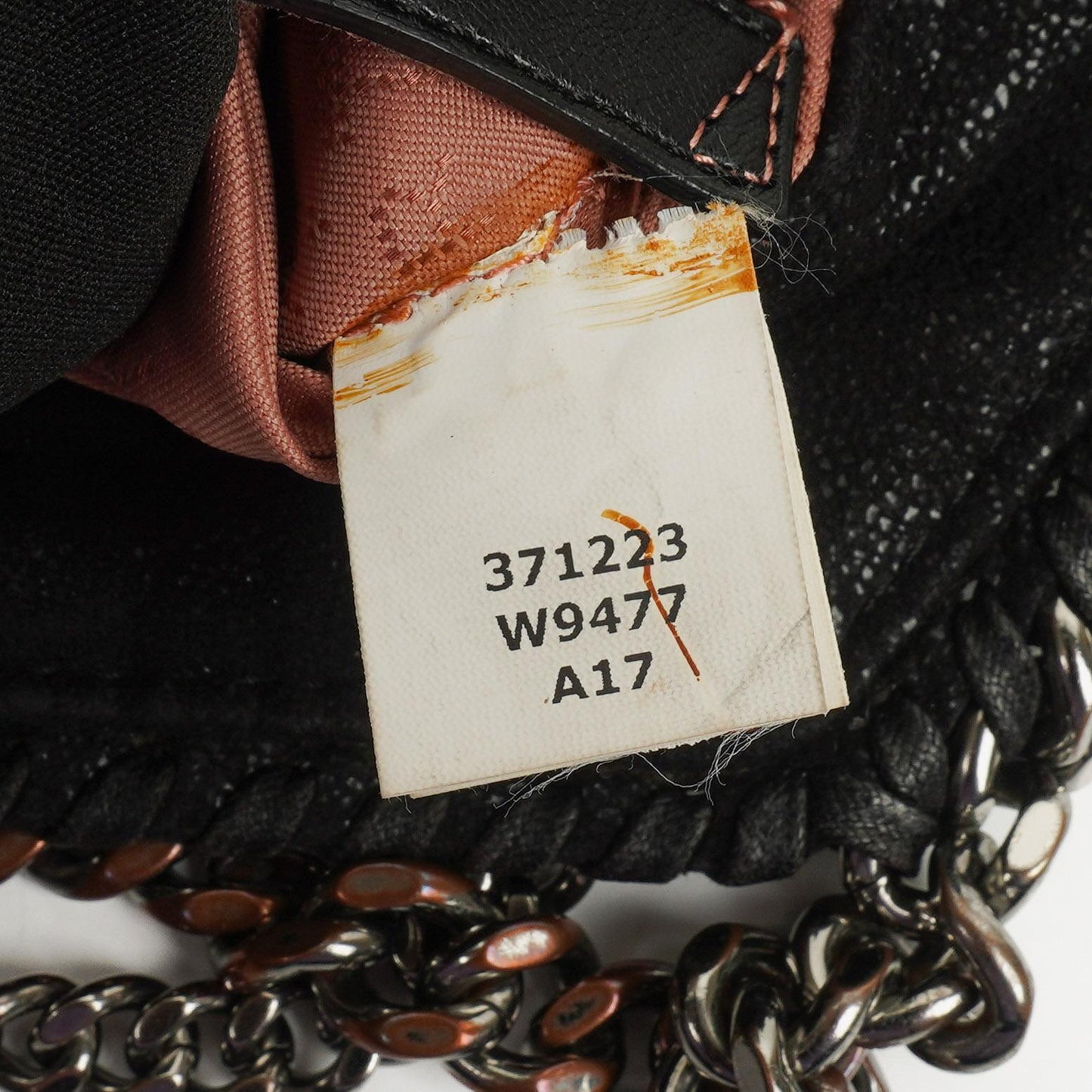 Stella McCartney Falabella Mini Tote Schwarze Vegane Shaggy Deer Fold-Over-Tasche