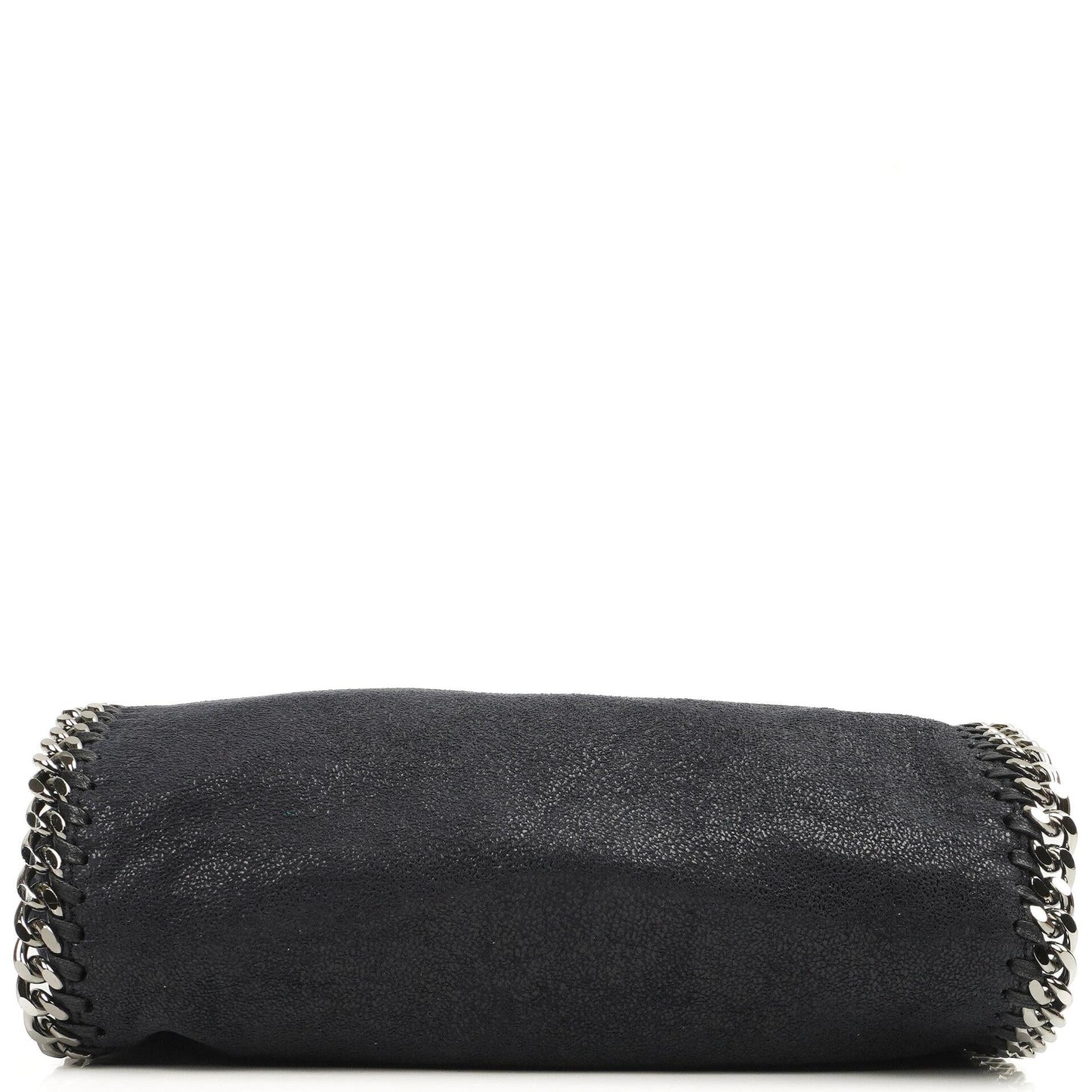 Stella McCartney Falabella Mini Tote Dunkelmarine Vegan Shaggy Deer Klapptasche