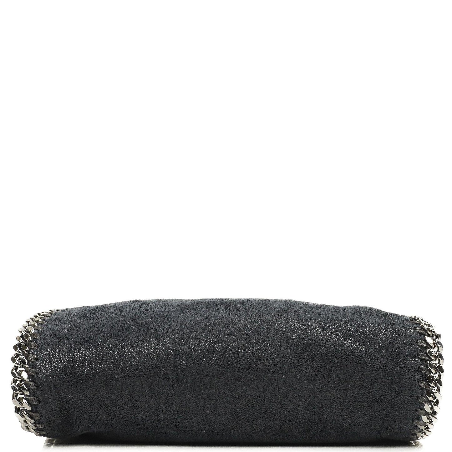 Stella McCartney Falabella Mini Tote Dunkelmarine Vegan Shaggy Deer Klappentasche
