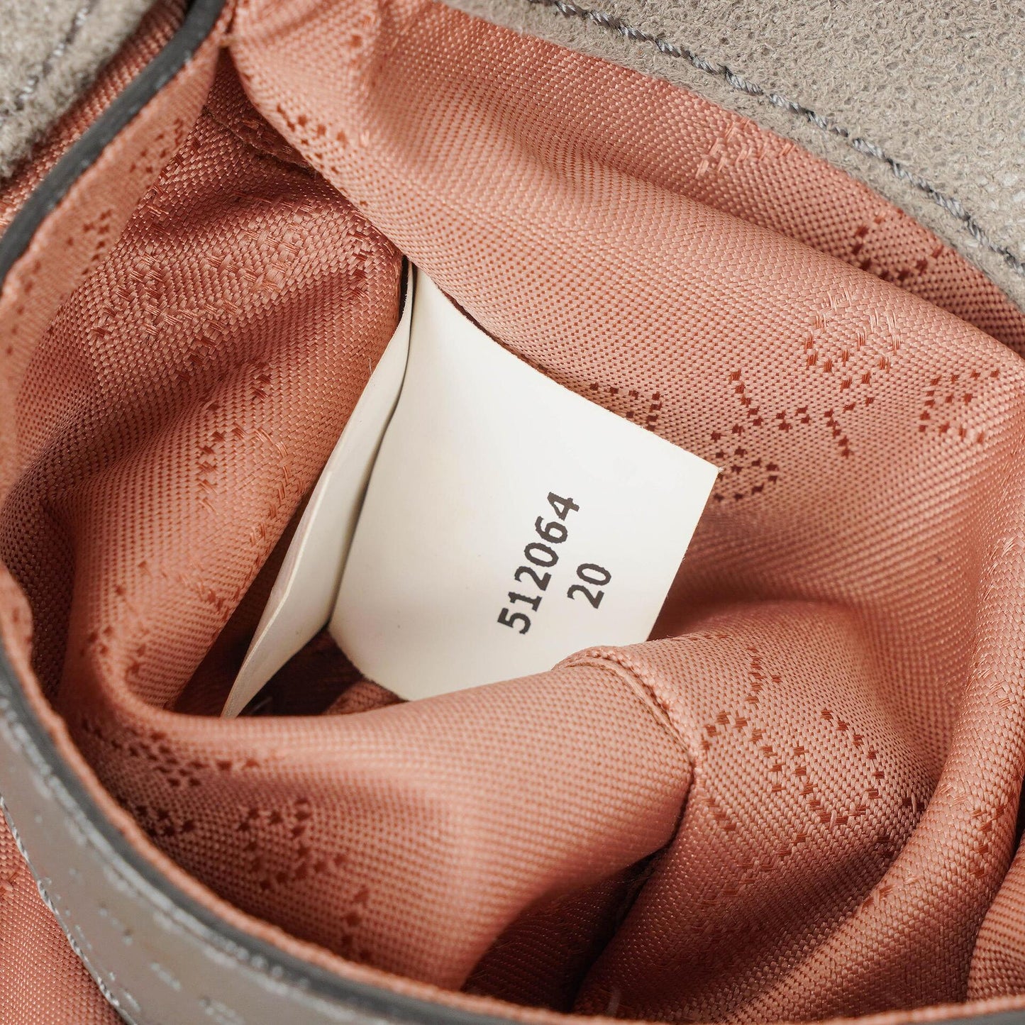 Stella McCartney Falabella Mini Tote Fold-Over Bag aus veganem Shaggy Deer in Stahlgrau