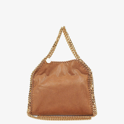 Stella McCartney Falabella Mini Tote Fold Over Tasche aus veganem Shaggy Deer