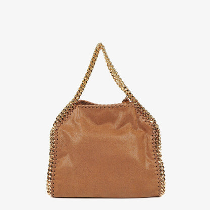 Stella McCartney Falabella Mini Tote Fold Over Tasche aus veganem Shaggy Deer