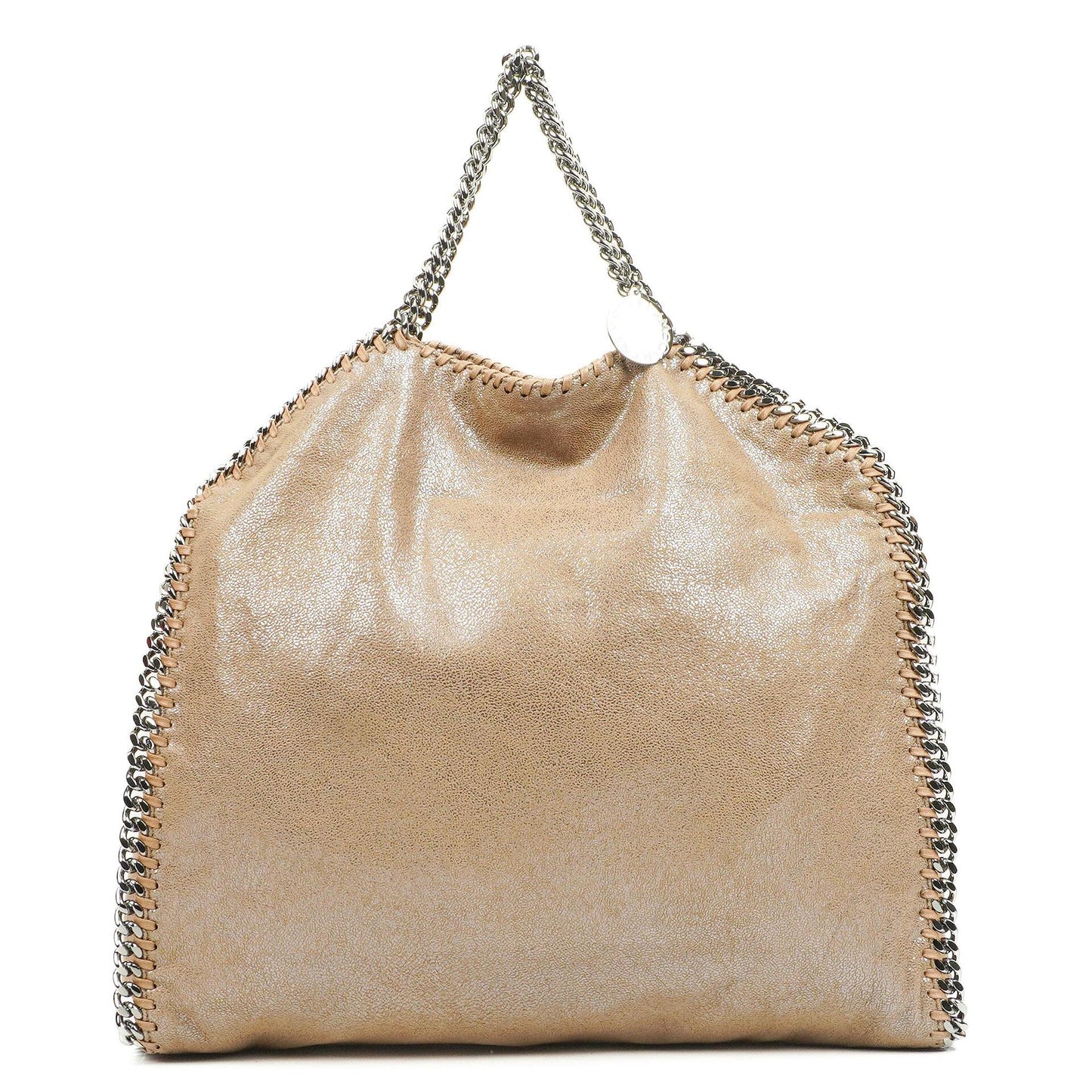 Stella McCartney Falabella Pearl Tote Vegane Shaggy Deer Fold-Over-Tasche