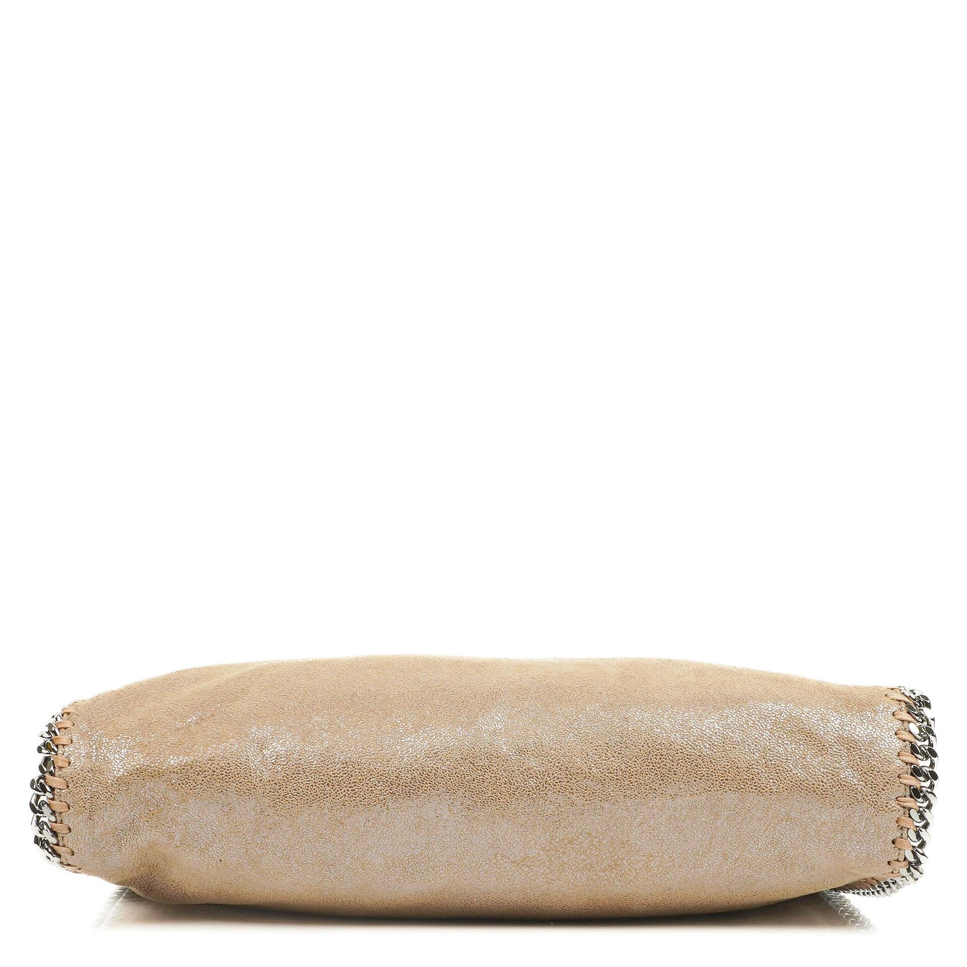 Stella McCartney Falabella Pearl Tote Vegane Shaggy Deer Fold-Over-Tasche