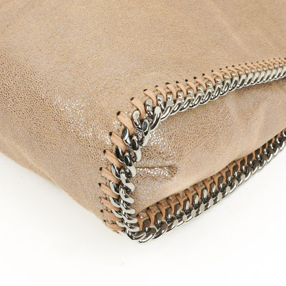 Stella McCartney Falabella Pearl Tote Vegane Shaggy Deer Fold-Over-Tasche