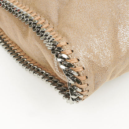 Stella McCartney Falabella Pearl Tote Vegane Shaggy Deer Fold-Over-Tasche