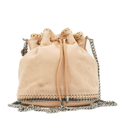 Stella McCartney Falabella Bucket-Tasche Klein Powder Shaggy Deer