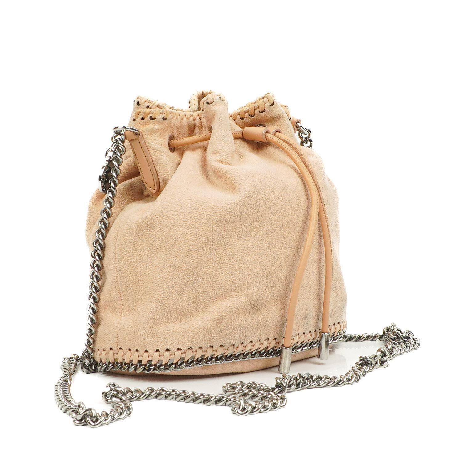 Stella McCartney Falabella Bucket-Tasche Klein Powder Shaggy Deer