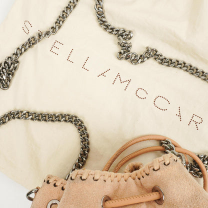 Stella McCartney Falabella Bucket-Tasche Klein Powder Shaggy Deer