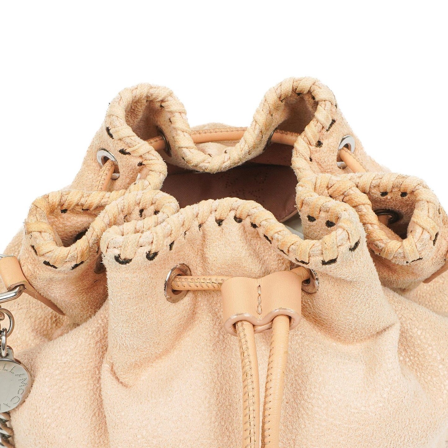 Stella McCartney Falabella Bucket-Tasche Klein Powder Shaggy Deer