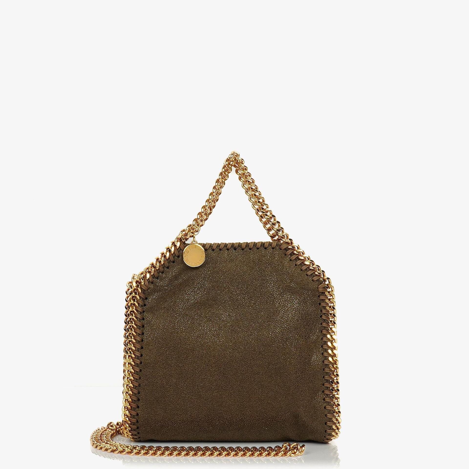 Stella McCartney Falabella Tiny Tote aus veganem Shaggy Deer