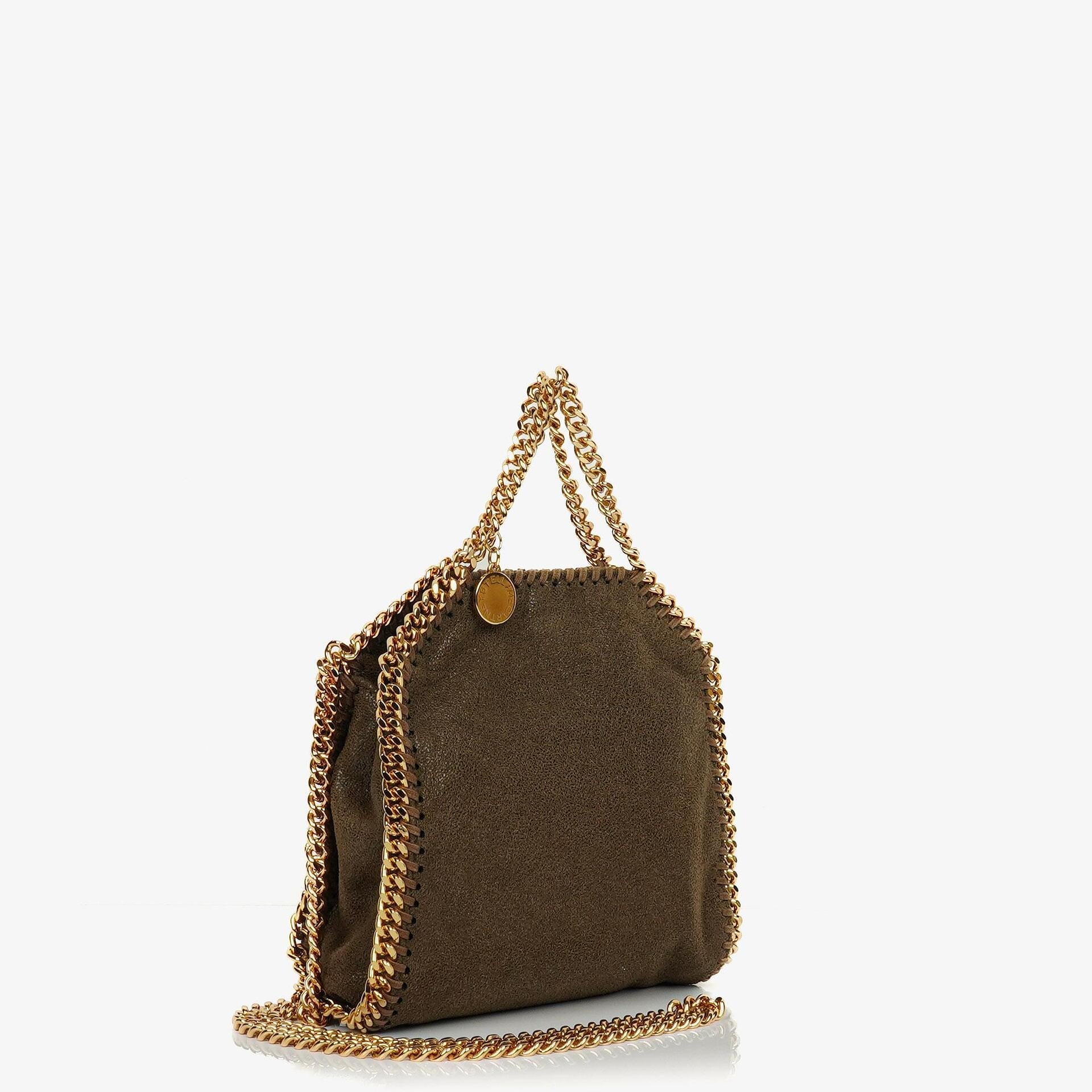 Stella McCartney Falabella Tiny Tote aus veganem Shaggy Deer