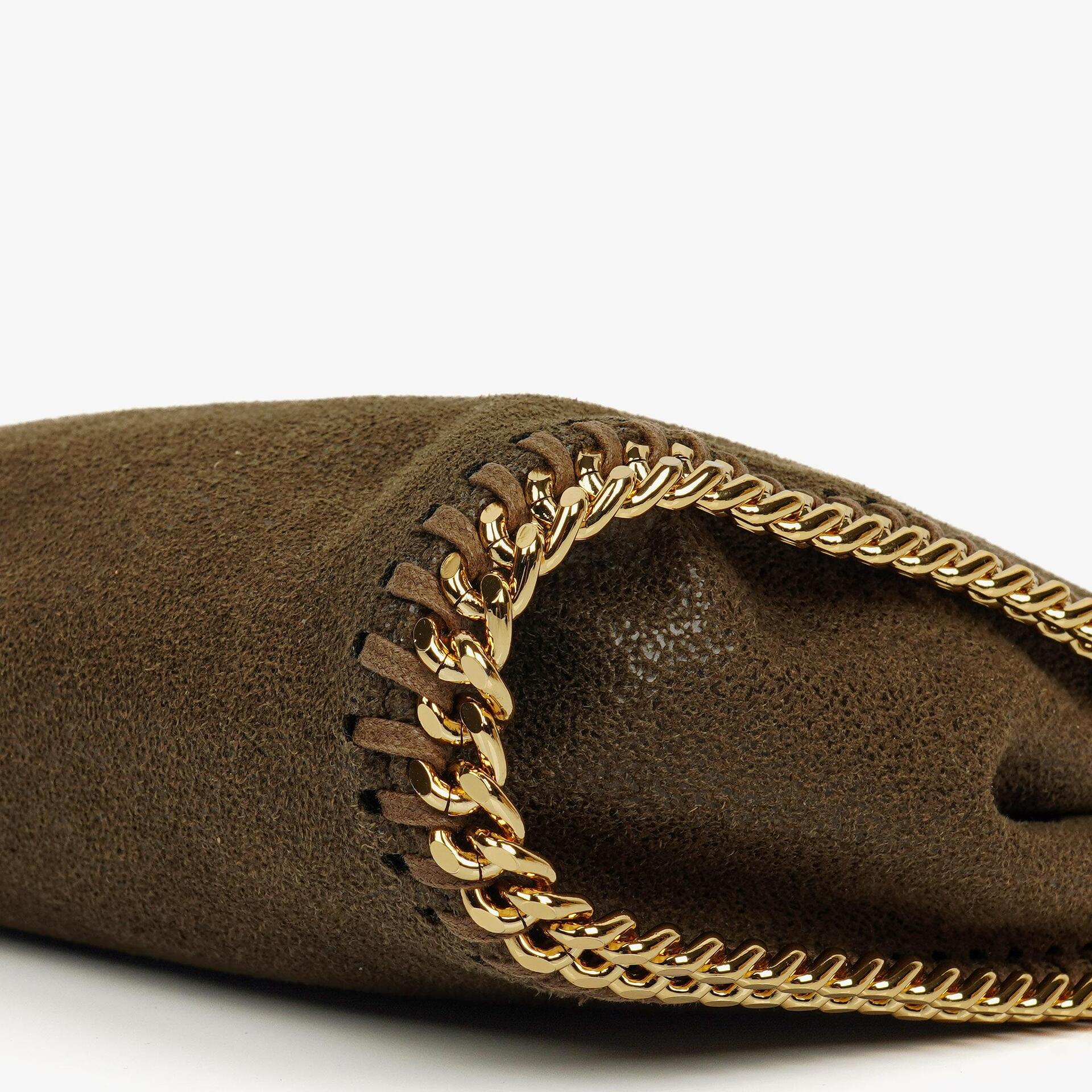 Stella McCartney Falabella Tiny Tote aus veganem Shaggy Deer