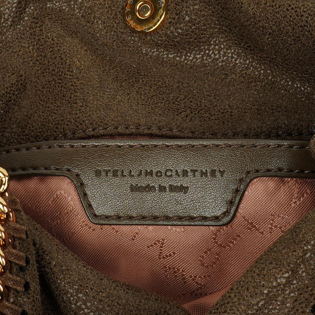 Stella McCartney Falabella Tiny Tote aus veganem Shaggy Deer