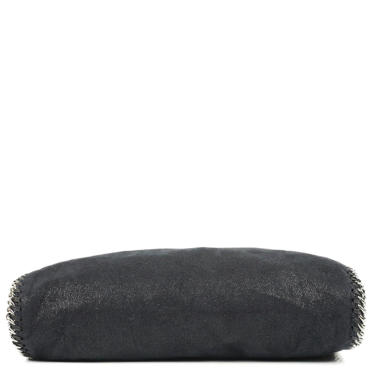 Stella McCartney Falabella Tote Dunkelblau Vegan Shaggy Deer Fold Over Tasche