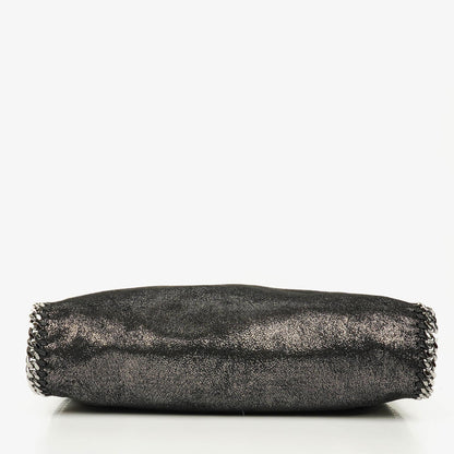 Stella McCartney Falabella Tote in Chamois Vegan Shaggy Deer mit Ruthenium-Hardware, glänzend gepunktet