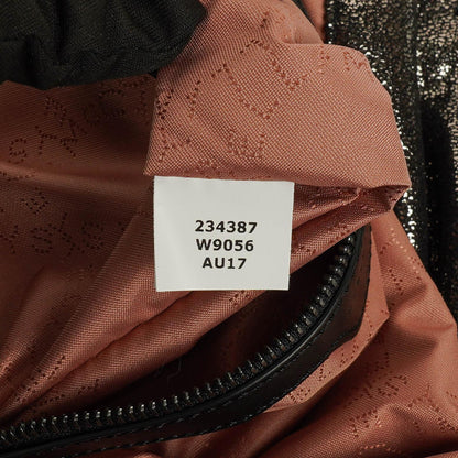 Stella McCartney Falabella Tote in Chamois Vegan Shaggy Deer mit Ruthenium-Hardware, glänzend gepunktet