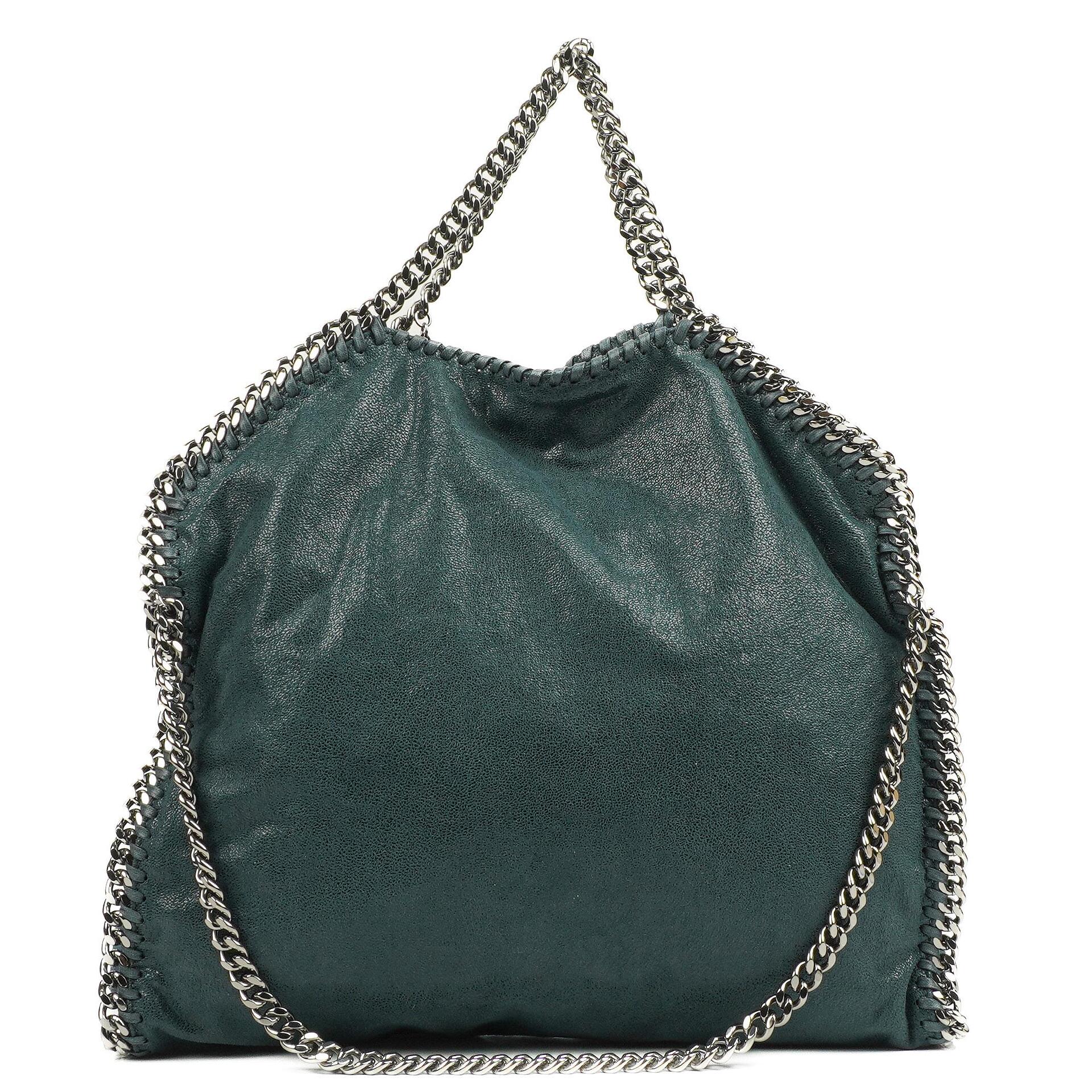 Stella McCartney Falabella Tote Vegan Shaggy Deer Fold Over Tasche