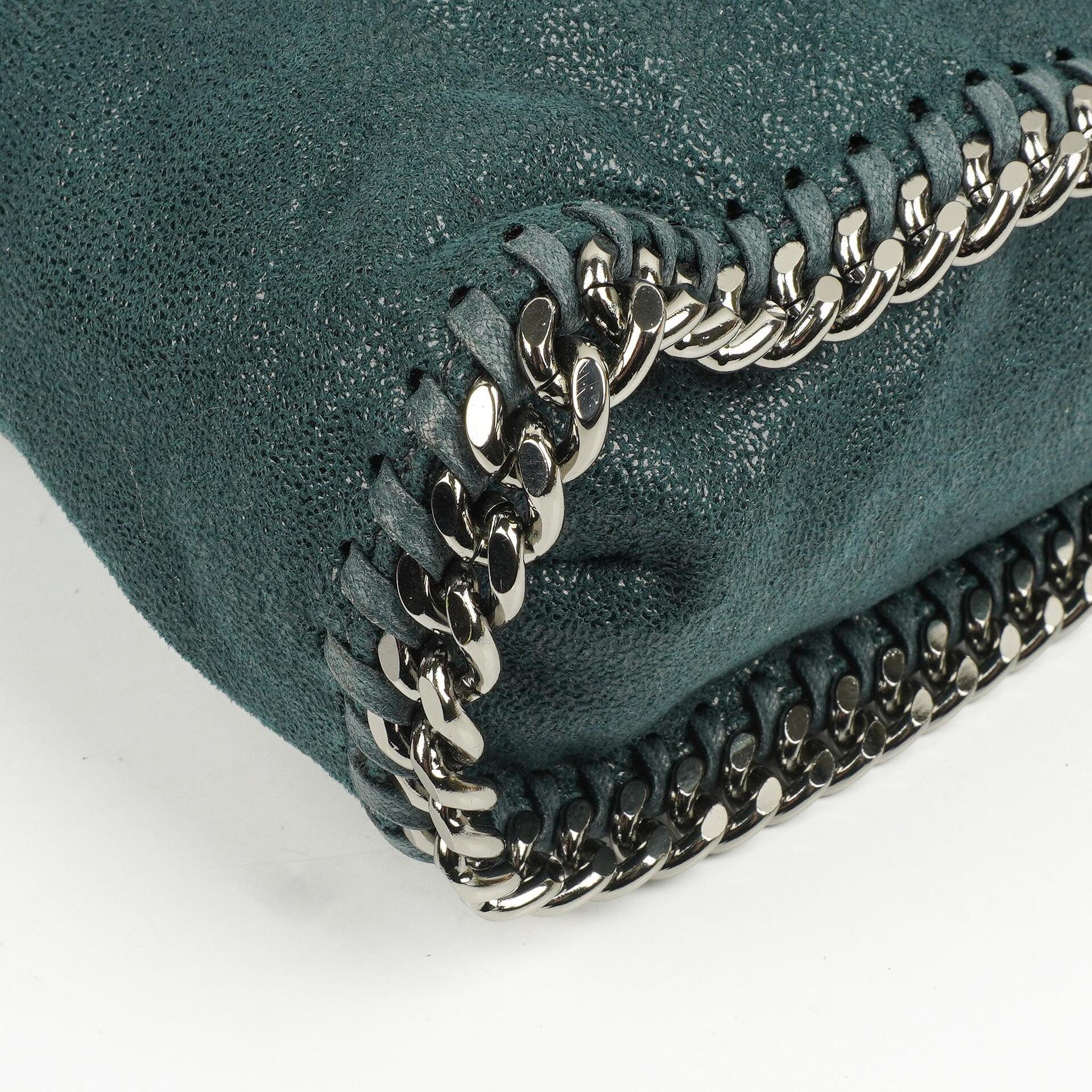 Stella McCartney Falabella Tote Vegan Shaggy Deer Fold Over Tasche