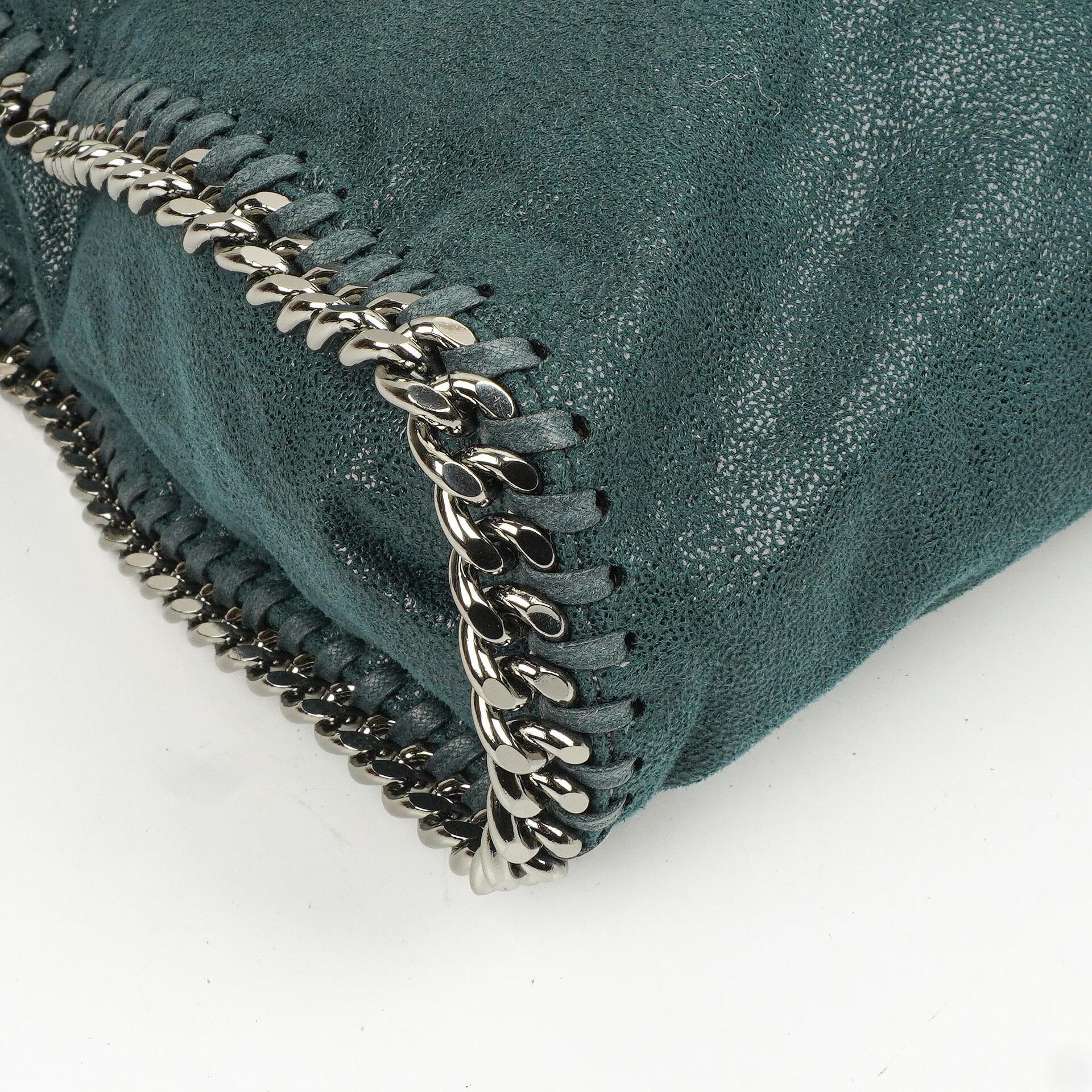 Stella McCartney Falabella Tote Vegan Shaggy Deer Fold Over Tasche