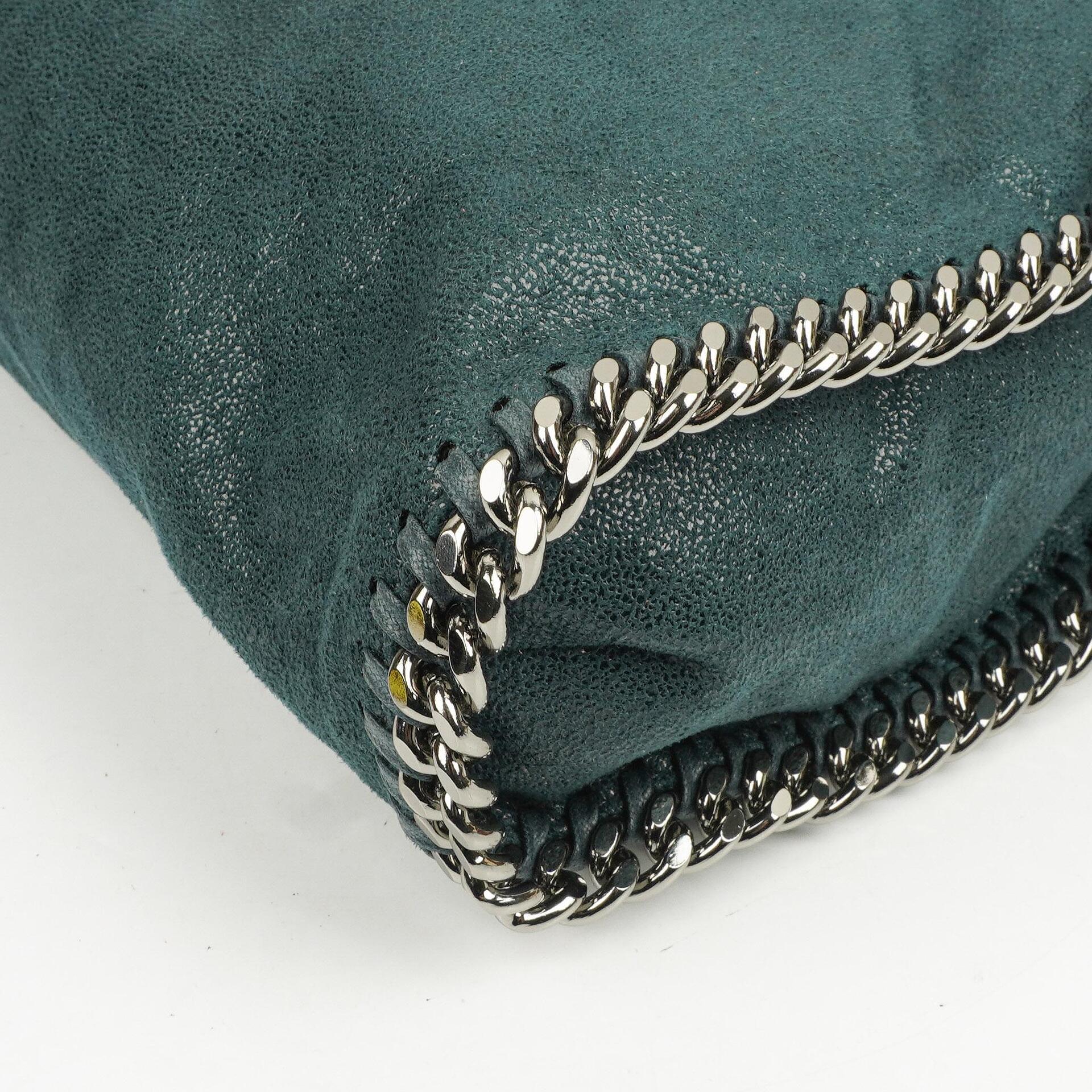Stella McCartney Falabella Tote Vegan Shaggy Deer Fold Over Tasche