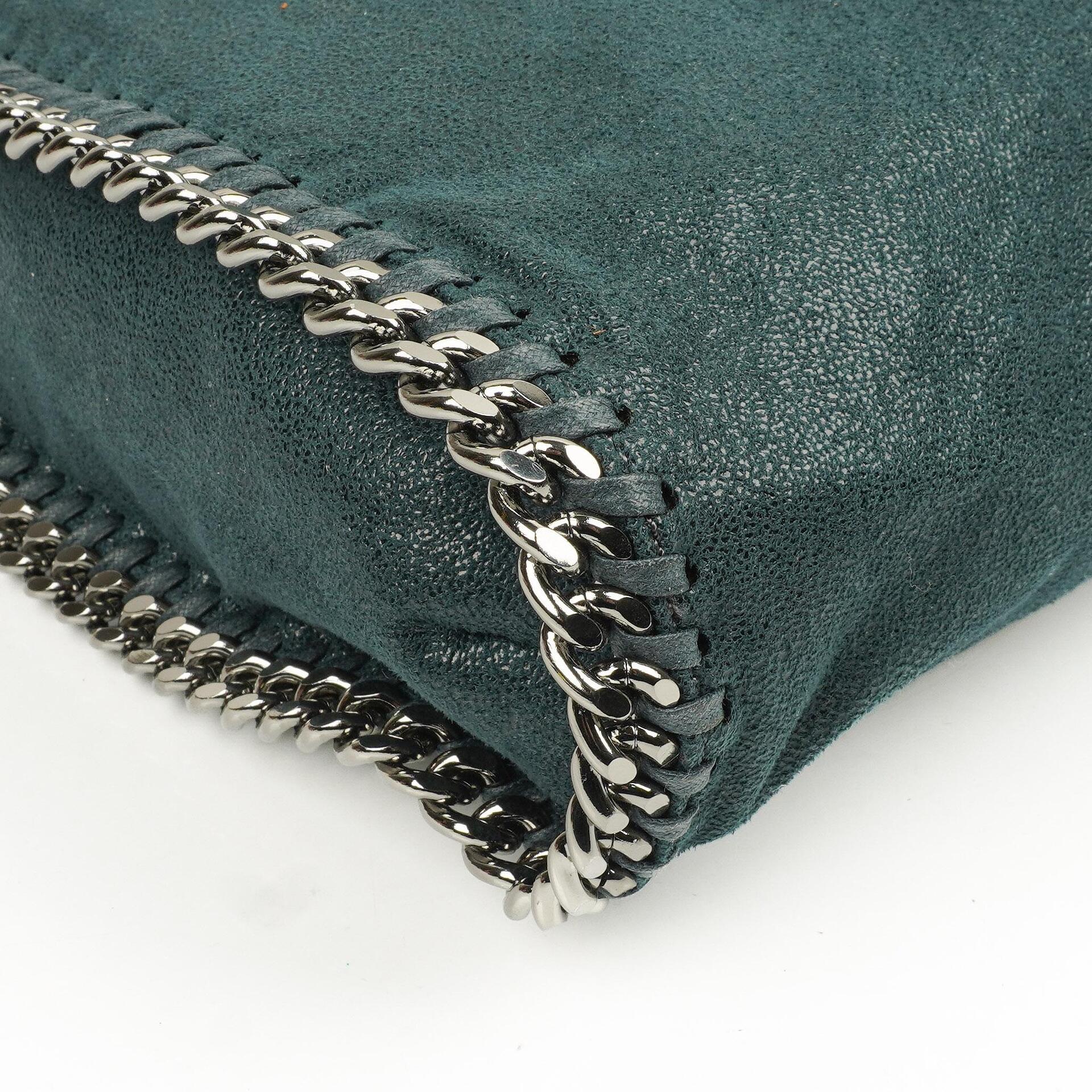 Stella McCartney Falabella Tote Vegan Shaggy Deer Fold Over Tasche