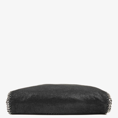 Stella McCartney Lady Tote Falabella Schwarz Vegane Shaggy Deer Fold-Over-Tasche
