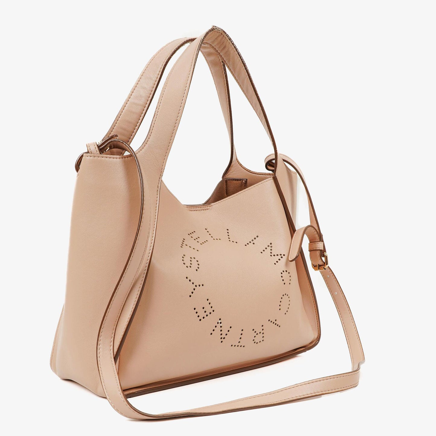 Stella McCartney Logo Umhängetasche Powder Tote-Tasche