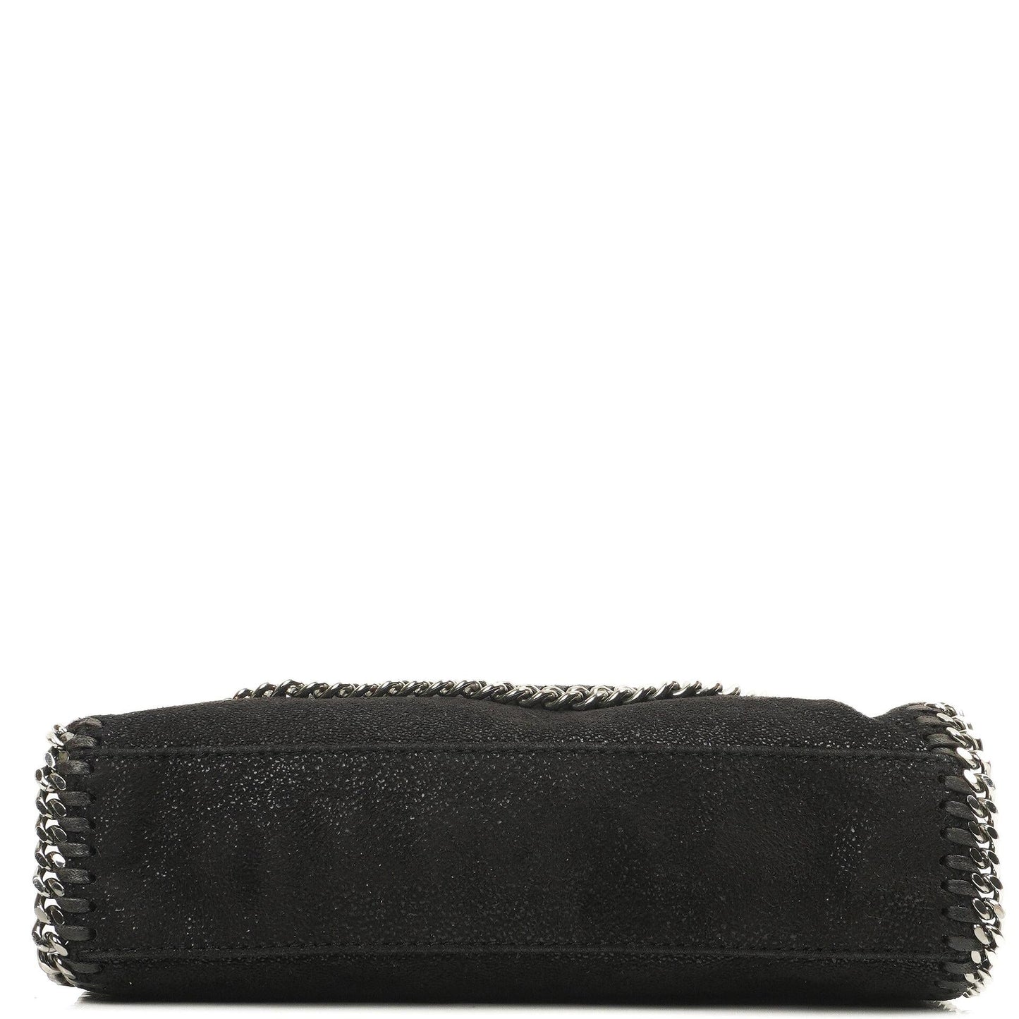 Stella McCartney Mini Falabella Schwarze Vegan Shaggy Deer Schultertasche